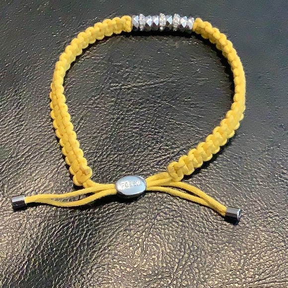 🌹Fossil yellow threaded bracelet - Picture 3 of 7